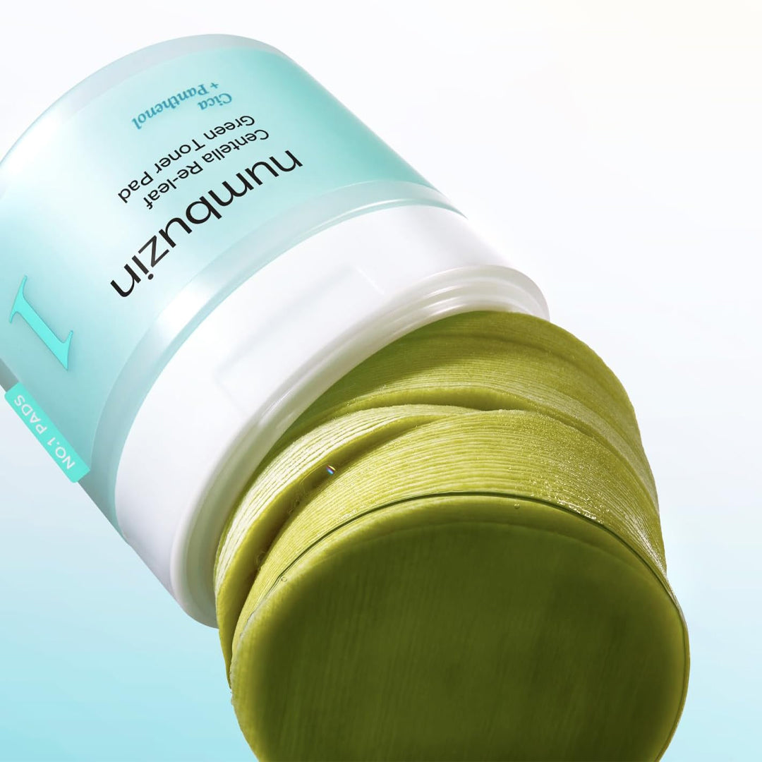 NUMBUZIN No.1 Centella Re-Leaf Green Toner Pad - raminantys diskeliai veidui