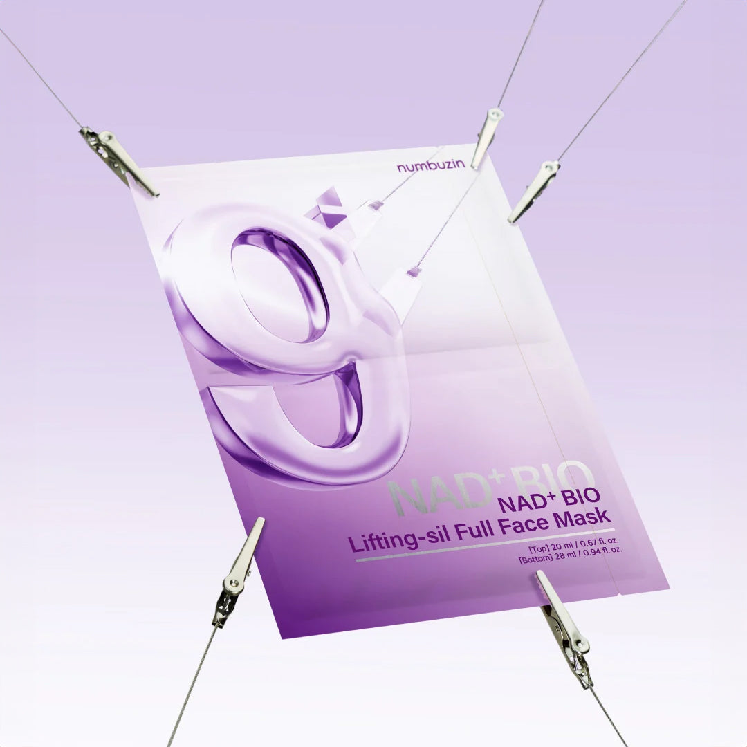 NUMBUZIN No.9 NAD Bio Lifting-sil Full Face Mask - stangrinamoji lakštinė veido kaukė