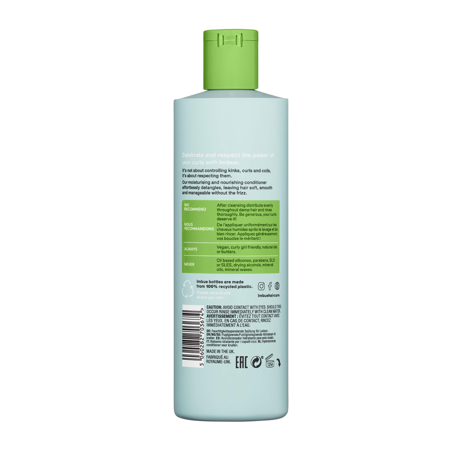 IMBUE Curl Respecting Conditioner - garbanų kondicionierius