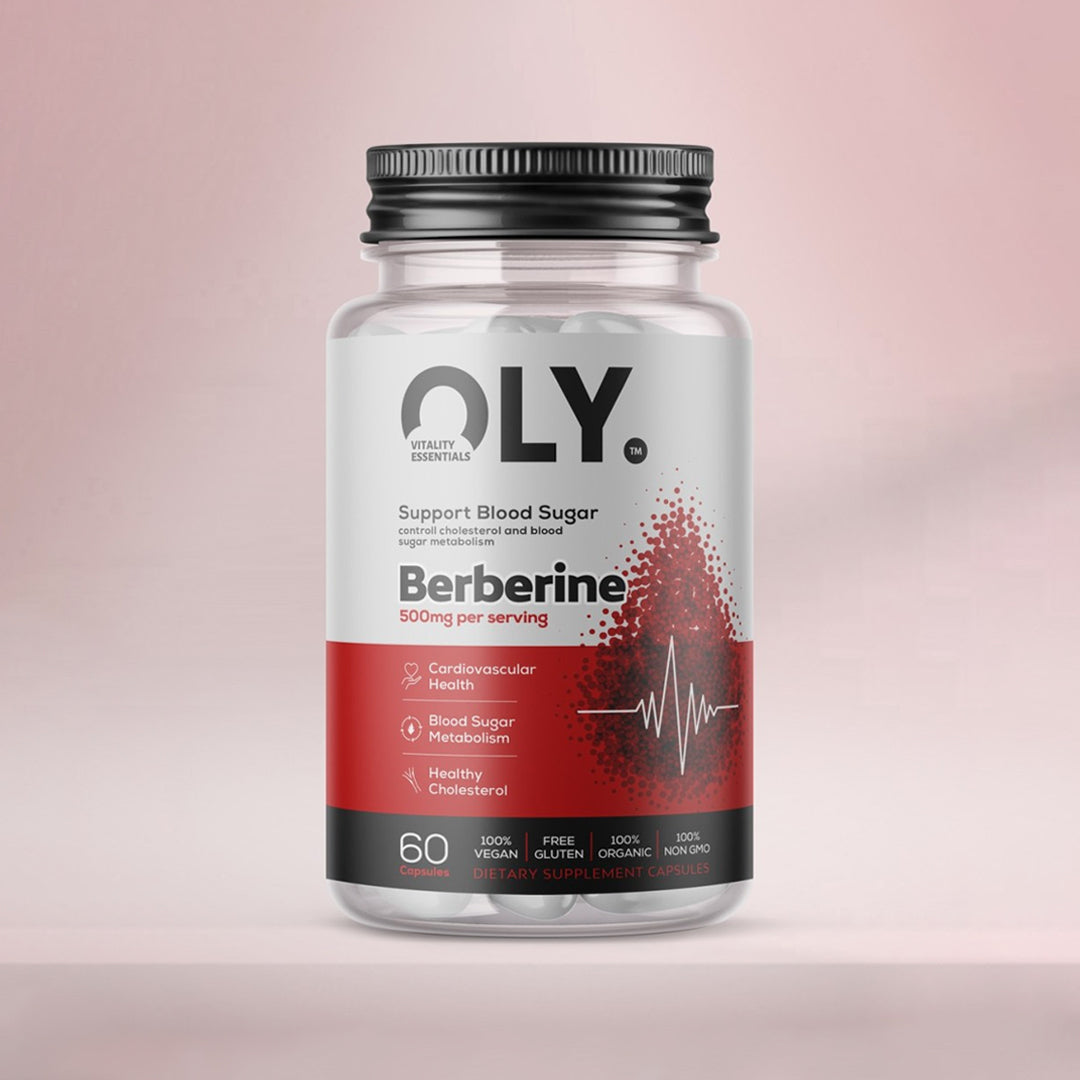 OLY Berberine 500mg – maisto papildas, 60 kapsulių