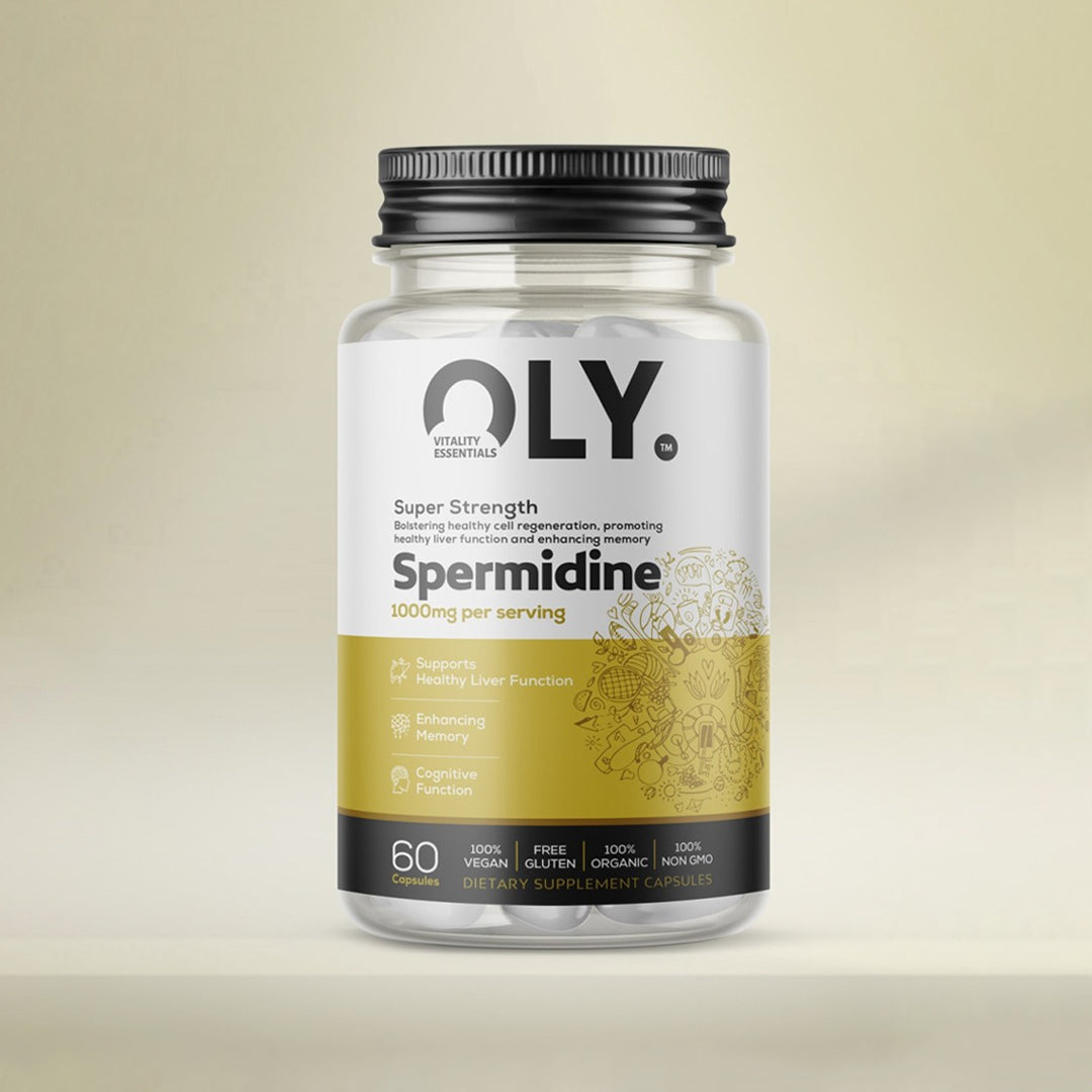 OLY Spermidine Super Strength – maisto papildas, 60 kapsulių