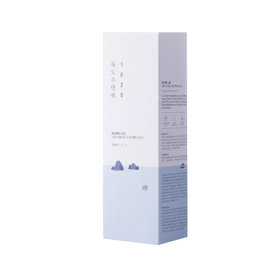 ROUND LAB 1025 Dokdo Sleeping Pack - naktinis kremas-kaukė