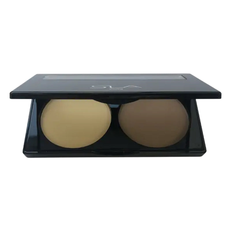 SLA PARIS Shadow & Light Medium Olive Skin – veido kontūravimo paletė