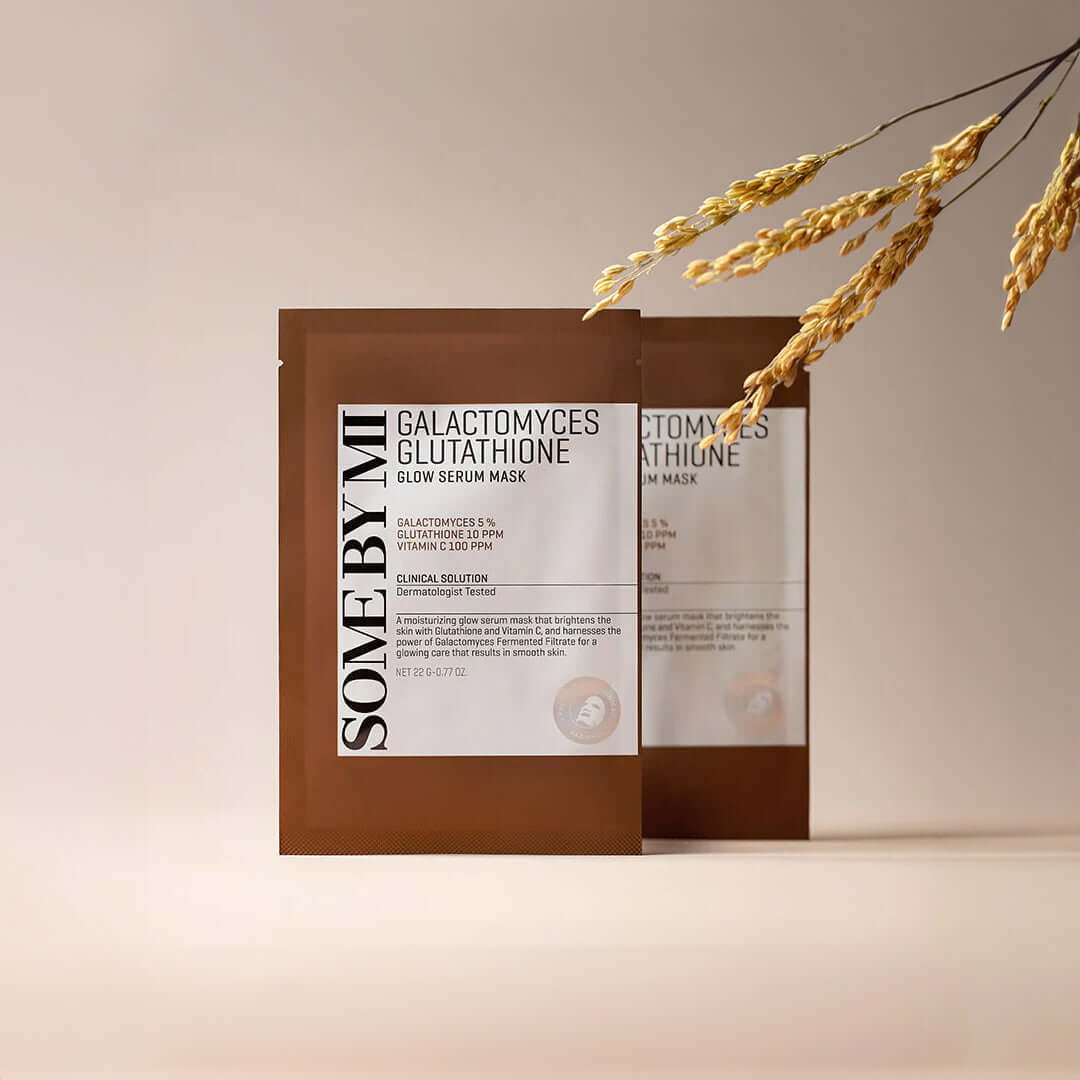 SOME BY MI Galactomyces Glutathione Glow Serum Mask - veido kaukė