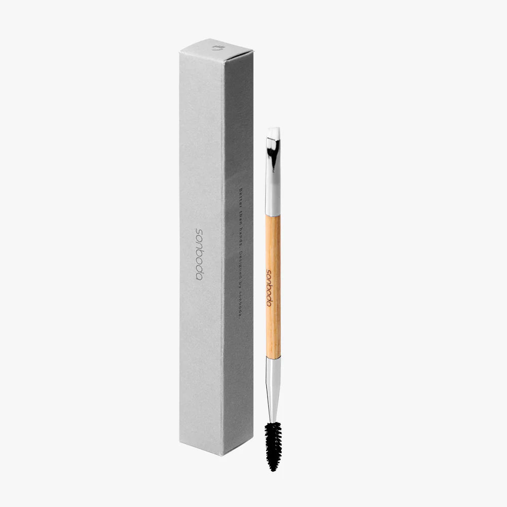 SONBODA 13 Dual Eyebrow Vegan Brush - šepetėlis antakiams
