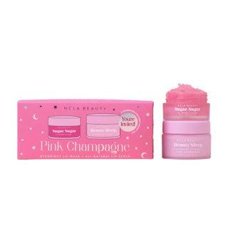 NCLA Beauty Pink Champagne Slumber Party Lip Set - rinkinys lūpoms
