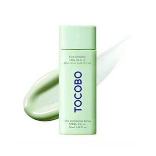 TOCOBO Cica Calming Sun Serum SPF50+ PA++++ raminantis serumas nuo saulės