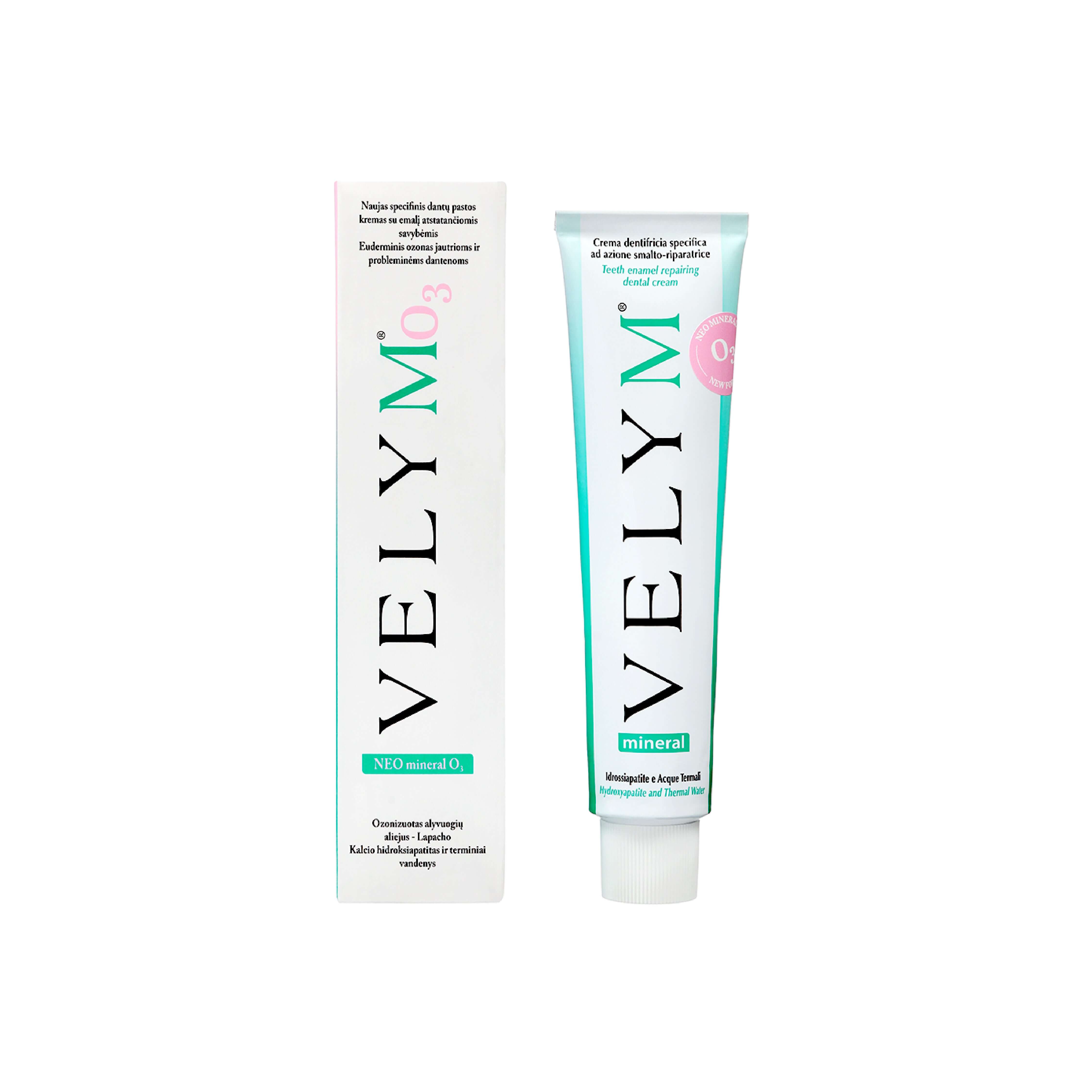 VELYM Mineral O3 - dantų kremas su mineralais 75ml