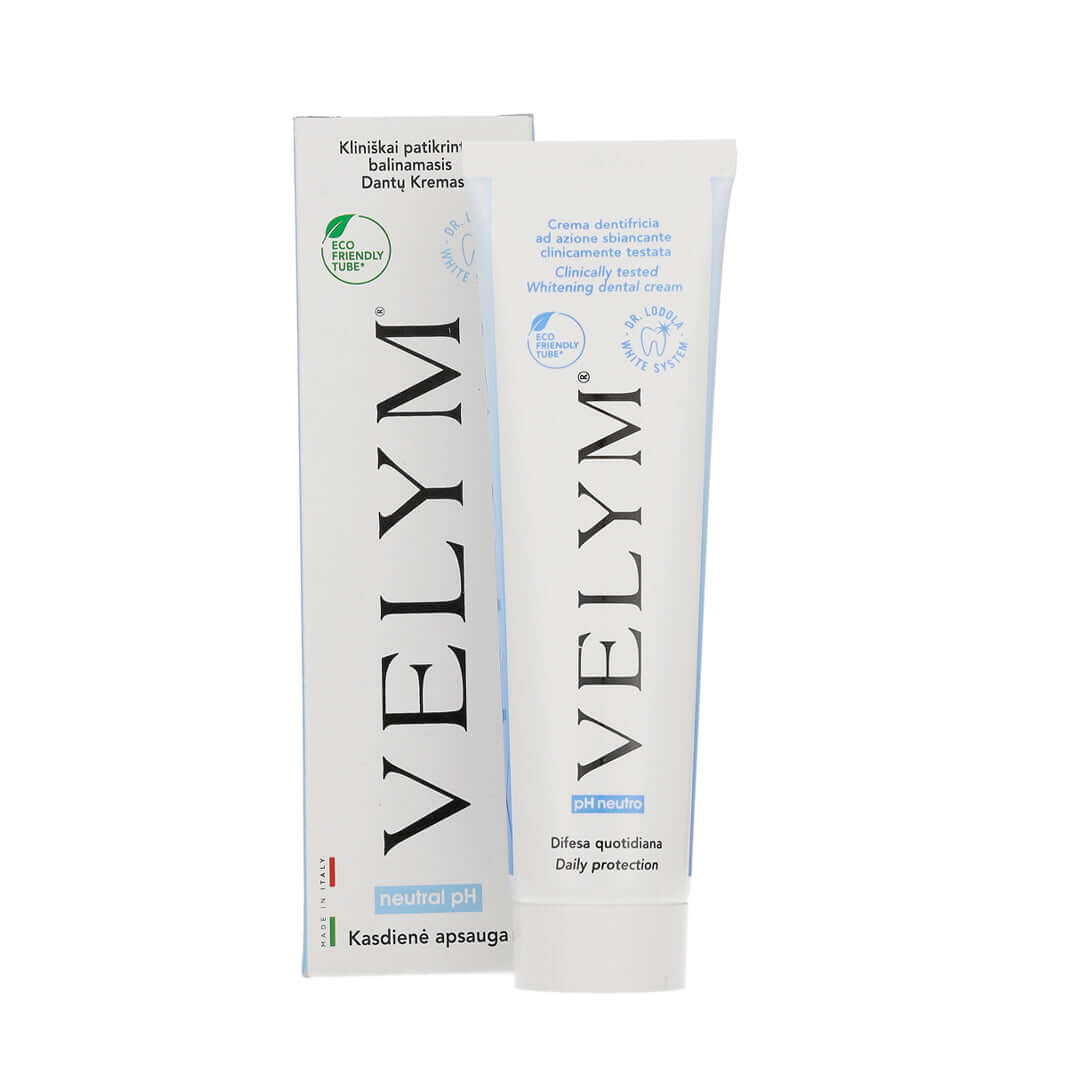 VELYM pH neutro - balinamasis dantų kremas 100ml