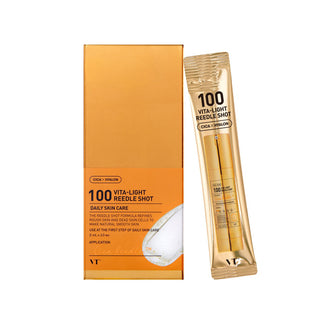 VT Cosmetics 100 Vita-Light Reedle Shot – šviesinamasis serumas, 10vnt x 2ml