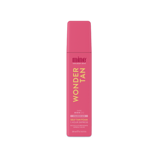 Minetan self-tanning foam that gives an intense tan