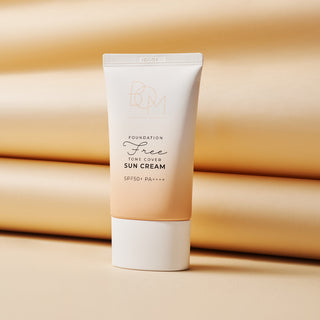 BOM Foundation-Free SPF50+PA++++ spalvą suteikiantis kremas nuo saulės