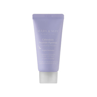 MARY&MAY Vegan Calendula Peptide Ageless Sleeping Mask – stangrinamoji naktinė kaukė
