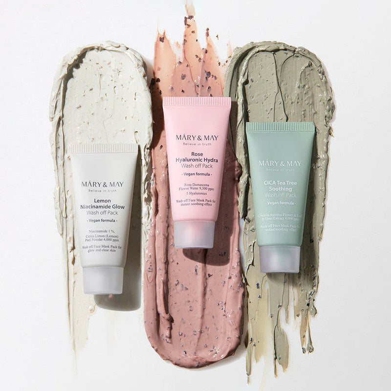 MARY&MAY Lemon Niacinamide Glow Wash off Pack – skaistinanti molio kaukė